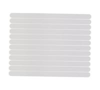 COLLBATH 24 Pièces Bande antidérapante sécurité Stickers carrelage Salle de Bain Autocollants Salle de Bains Bandes de antidérapantes Autocollant de Sol étanche Blanche