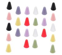 COLLBATH 24 pièces Pcs Silicone Pen Nibs Caps Compatible Pencil Protection Antirayures Stylet Écran Tactile Coque Protection Pencil Generation Stylus Pen Case