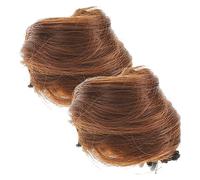 COLLBATH 2Pcs Oreille De Chat Perruque Chignon Cheveux Chignon Femmes Faux Cheveux Chignon Oreille De Chat Cheveux Chignon Oreilles Chignons Perruque Accessoire Clip Bouclé Synthétique