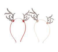 COLLBATH 2pièces Accessoire Coiffure Décoratif Corne Cerf Serre-tête Noël Lot De Festival Créatif