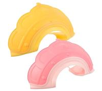 COLLBATH 2pièces Bonnet De Douche Silicone Réglable Pour Garçon Fille Et Garçon Fille Protection Imperméable Pour Lavage Des Cheveux Lot