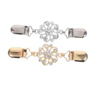 COLLBATH 2pièces Boucles Écharpe Lot De Pince à Foulard Avec Cristaux Pour Cardigan Et Pull Accessoire Pour Événements Formels Et Quotidien