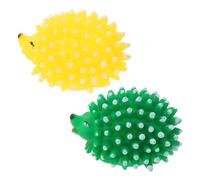 COLLBATH 2pièces Jouets Latex pour Chiens Jouets à Mordre Squeaker Forme De pour Nettoyage Dents Et Interactions Amusantes Animaux