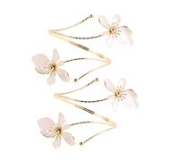 COLLBATH 2pièces Manchette De Bras à Fleurs Pour Femme Lot De Bracelets Joncs Floraux Ouverts Bijoux Décoratifs Pour Fêtes Et Quotidien
