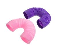 COLLBATH 2pièces Tunnels Extensibles Plastique pour Hamsters Pliables et Faciles à Installer pour Activité Physique Parcours Interactifs