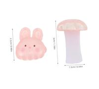 COLLBATH 3 Ensembles Silicone Toe Separators For Nail Art Soft Cartoon Rabbit Sunflower Star Design Reusable Pedicure Finger Spacers For Women And Men Nail Varnish