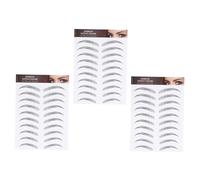COLLBATH 3 feuilles Autocollants Sourcils Effet Poils Naturels Transfert Facile Réutilisables pour Maquillage Femme et Définition des Sourcils Clairsemés