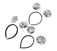 COLLBATH 3 Pièces Bandeau Halloween Phosphorescent avec Chauve-souris Citrouille et Fantôme Accessoires Lumineux Confortables pour Garçon Fille et Adultes pour Fêtes Cosplay et Décor Festif