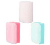 COLLBATH 3 pièces Brosse Shampooing Éponge Douce Massage Chevelu Exfoliante pour Bain