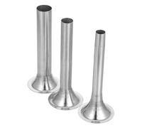 COLLBATH 3 pièces Kit de Tubes Acier Inoxydable pour Farce à Saucisse Entonnoirs Robustes Compatibles Machines à Saucisse Nettoyage Facile