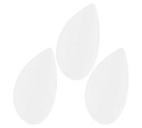 COLLBATH 3 Pièces Lot de 3 Coussinets d'Entrejambe en Silicone Semi-Transparent Grand Format pour Femmes Patchs Privés Invisibles et Réutilisables, Protection Intime Confortable pour