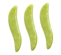 COLLBATH 3 Pièces planche à gratter outils de massage planche de massage à gratter bar prise murale racloir outil de massage pour les femmes plaque de grattage de massage Jade Xiuyan Green
