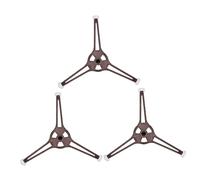 COLLBATH 3 Pièces Support Plateau Tournant Micro Ondes Anneau Trépied Haute Température Compatible Fours Standard Maintien Stable pour Rotation Uniforme