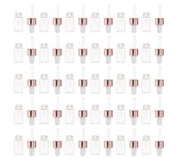 COLLBATH 30 pièces Lot de Flacons Compte-gouttes Verre Transparent Bouteilles Rechargeables pour Huiles Essentielles avec Bouchon Étanche Pratique pour Voyage et Soins Quotidiens