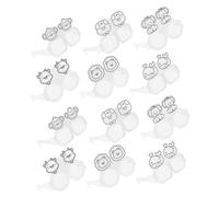 COLLBATH 30 Pièces Lunettes Vierges en Papier pour Fête Peintes à La Main DIY Cadeaux Originaux