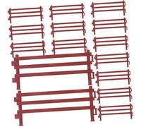 COLLBATH 30 pièces Mini Clôtures Décoratives Plastique Modèles Réalistes pour Micro Paysage DIY Accessoires Simulés pour Jardin et Potager