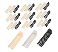 COLLBATH 30 Pièces Peigne Pliable Anti-frizz Compact et Portable Lot pour Coiffure Rapide pour Voyage et Sac à Main