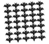 COLLBATH 300 Pièces Halloween Nail Charms Animaux Gothiques Noir avec Chauve-souris Accessoires Manucure DIY Résistants pour Fête Carnaval et Festival