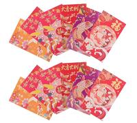 COLLBATH 36 Pièces Enveloppes Rouges Chinoises pour An Pochettes Rouges Traditionnelles Serpent Papier Porte-monnaie Chanceux pour Vœux et Du Printemps