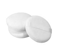 COLLBATH 3pièces Houppette à De Pour Corps De Grandes Houppettes Blanches Coton Lavables Et Visage Et Corps