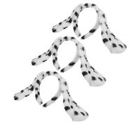 COLLBATH 3pièces Serre-tête Oreilles de Dalmatien Lot de Accessoires de Déguisement pour Adultes Cosplay Chien pour Halloween et Fêtes Thématiques