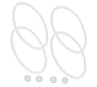 COLLBATH 4 Ensembles Silicone Seal Rings With Stopper For Insulated Lunch Boxes Gaskets For Food Containers Meal Prep Accessories And Office Use