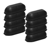 COLLBATH 4 Paires Base De Pied De Valise Rehausseur De Sac à Main Pièces De Valise à Pieds à Charge Lourds Goujons à Bagages Boîtier Remplacements à Vis Plastique Noir