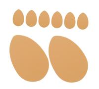 COLLBATH 4 Patchs Antidérapants Silicone pour Semelles de Chaussures Autocollants de Traction pour Talons Hauts et Chaussures Habillées Protection Du Bruit et Confort Renforcé