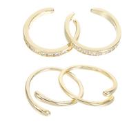 COLLBATH 4 Pièces Anneaux Orteils Ouverts Réglables pour Femmes Bijoux et Respirants avec Design Manchette Confortable pour Plage et