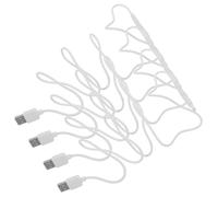 COLLBATH 4 Pièces Câbles de Recharge USB Rapide pour Irrigateur Buccal Compatible avec Flosser Portable Connecteur Déconnexion pour Alimentation Stable et Charge Optimisée