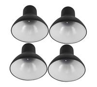 COLLBATH 4 Pièces Classic Iron Desk Lamp Shades Compact Metal Replacement Covers For Reading Writing Workshop Lighting