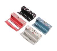 COLLBATH 4 Pièces Étui Lèvres Organisateur Lèvres Boîte Cadeau Noir Blanc Bleu Rose Facile à Nettoyer Joli Motif Emballage Délicat