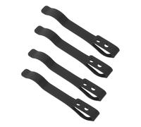 COLLBATH 4 Pièces Gaine arrière en acier inoxydable outils clips de serrage ultra résistants clip fixation plinthe cuisine pince metallique mini clamp metal pince bricolage de serrage Black
