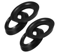 COLLBATH 4 Pièces Joint en Caoutchouc Étanche pour Bonde D'urinoir Noir, Anneaux de Bride Anti-odeurs, Installation Facile pour Urinoirs Commerciaux et Maison