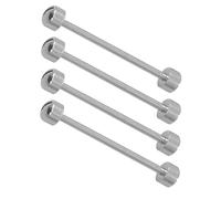 COLLBATH 4 Pièces Kit de Réparation de Bracelet Montre Tiges Acier de Intérieur Tubes à Vis Robustes pour Sécurisée Outils de Réparation pour Horlogers