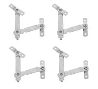 COLLBATH 4 Pièces Limiteur de Fenêtre Acier Inoxydable Support Anti-vent Réglable pour Fenêtres à Battants Dispositif de Sécurité Garçon Fille Restricteur Ouverture pour Maison et Bureau