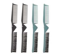 COLLBATH 4 pièces Peigne Pliant Compact Brosse Cheveux Ergonomique Antidérapante Brosse de Voyage Portable pour Coiffure Facile Pratique pour Sac à Main