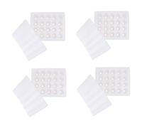 COLLBATH 4 Pièces plateau d'oeufs porte-oeufs pour réfrigérateur avec couvercle capacité egg holder egg rack poele oeuf congélateur plateau à oeufs avec couvercle plateaux à oeufs antichoc