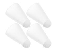 COLLBATH 4 pièces Protecteur de Pointe pour Stylet Silicone Compatible avec Stylet Tactile Embouts Silencieux Antidérapants Couverture de Rechange pour Écrans Tactiles à Usage Bureau et