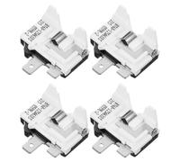COLLBATH 4 Pièces Protecteur de Surcharge pour Réfrigérateur Relais de Démarrage Compressseur Protection Thermique Automatique de Rechange pour Compresseur de Foyer