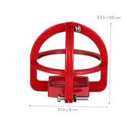 COLLBATH 4 Pièces Protection de Tête de Gicleur Incendie Métal Antirouille Coque Extérieure Résistante Aux Chocs pour sous-Sol Hôpital Hôtel Commerce Avertisseur Visuel Intégré