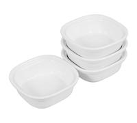 COLLBATH 4 pièces Set de Petits Céramique pour Sauce Plats à Trempette Résistants et Faciles à Nettoyer Apéritifs Polyvalents pour Sauces Soja Vinaigre et Condiments Design Réutilisable