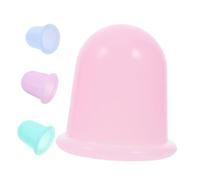 COLLBATH 4 Pièces Ventouses En Silicone Coupe Du Visage Anti Tasse Dispositif De Ventouses Pour Le Visage Ventouses Portables Tasses De Massage Chinois Tasse Anti- Gel De Silice