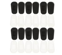 COLLBATH 48 Pièces Accessoires pour lunettes en silicone remplacement des plaquettes nasales des lunettes à nez confortables