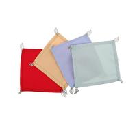 COLLBATH 4pièces Couvre-Verres à Vin Tissu Respirant Lot Breloques Lestées pour Protection La Poussière Usage Extérieur Et Intérieur pour Pique- Et Banquets