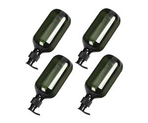 COLLBATH 4pièces Flacons à Pression de Flacons de Shampoing Pratiques et Accessibles pour Voyages Kit de Voyage Compact et Utile