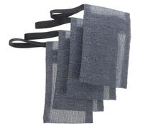 COLLBATH 4pièces Sacs à Savon Barre Pochettes de Rangement Portables pour Savon Solide Sacs pour Douche et Lavage des Mains