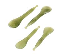COLLBATH 4pièces Stylo Acupression Gua Sha pour Massage Facial Lot de Résine Outil de Modelage du Visage du Cou pour Soin Peau et Atténuation des Ridules