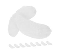 COLLBATH 5 Paires De Faux Sourcils Blancs Faux Sourcils Fournis Autocollants Poils Du Visage Blancs Fausse Barbe Blanche Pour Cosplay Barbe De