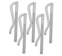 COLLBATH 5 Pièces Clip Argenté pour Cartes Ressort Métallique Robuste Insert pour Portefeuilles Bifold et Porte-Cartes Accessoire Pratique pour Hommes